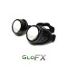 Goggles black diffraction